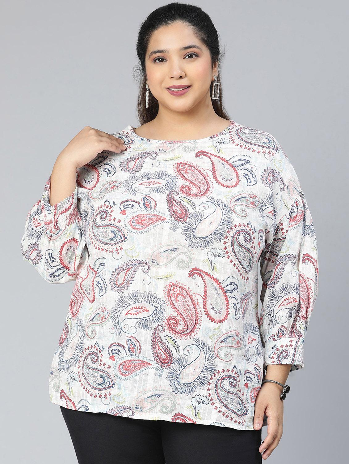 women's straight round neck top - 18412946 - Zoom Image - 0