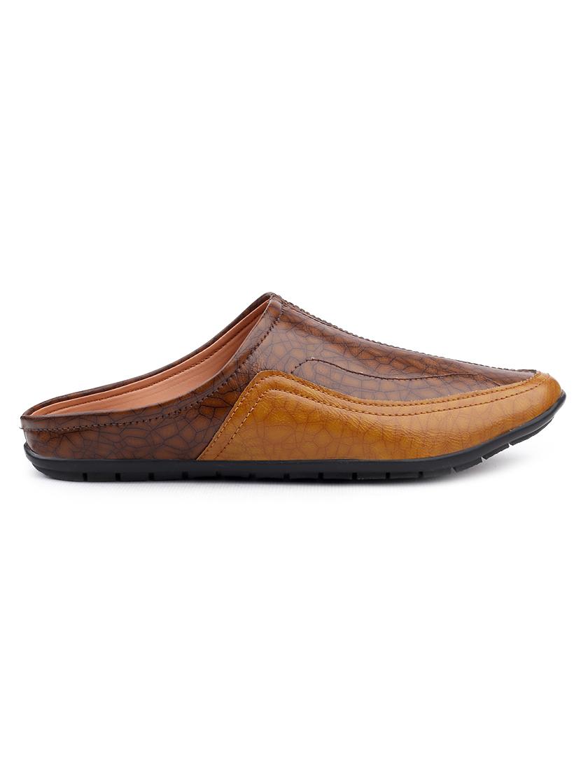 brown pu lace up shoes - 18413084 - Standard Image - 2
