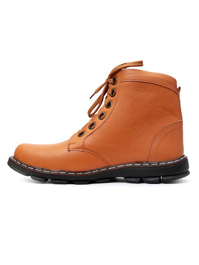 men lace up high ankle boots - 18413103 - Standard Image - 2