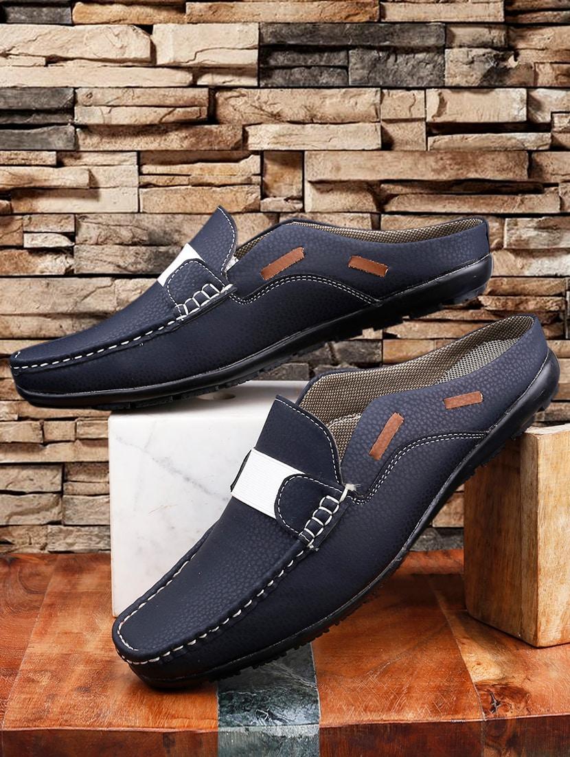 navy blue slip on loafers - 18413197 - Standard Image - 2