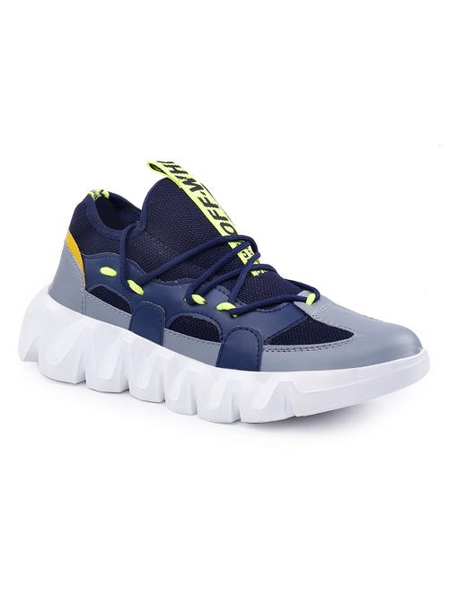 blue lace up sport shoe - 18413199 - Standard Image - 0