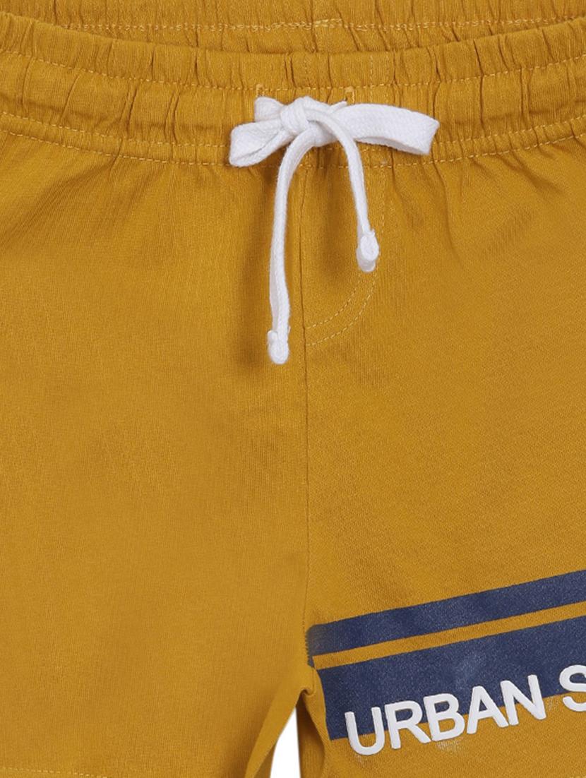 drawstring waist printed shorts - 18414284 - Standard Image - 2