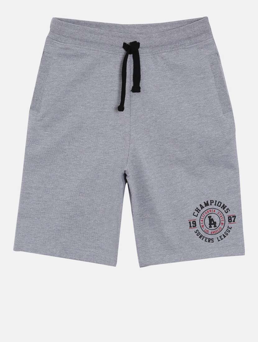 drawstring waist solid three fourth