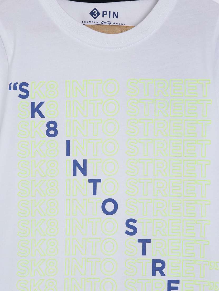 white graphic t-shirt - 18414315 -  Standard Image - 2