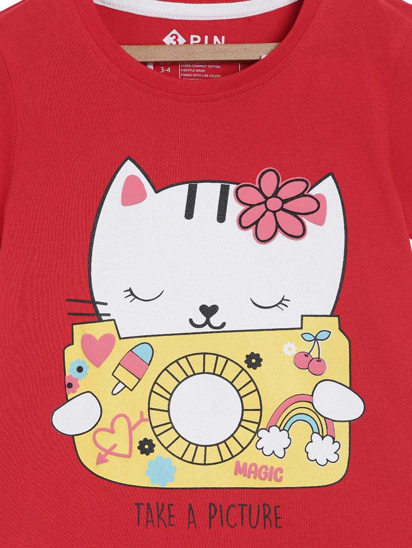 round neck graphic t-shirt - 18414381 - Standard Image - 2