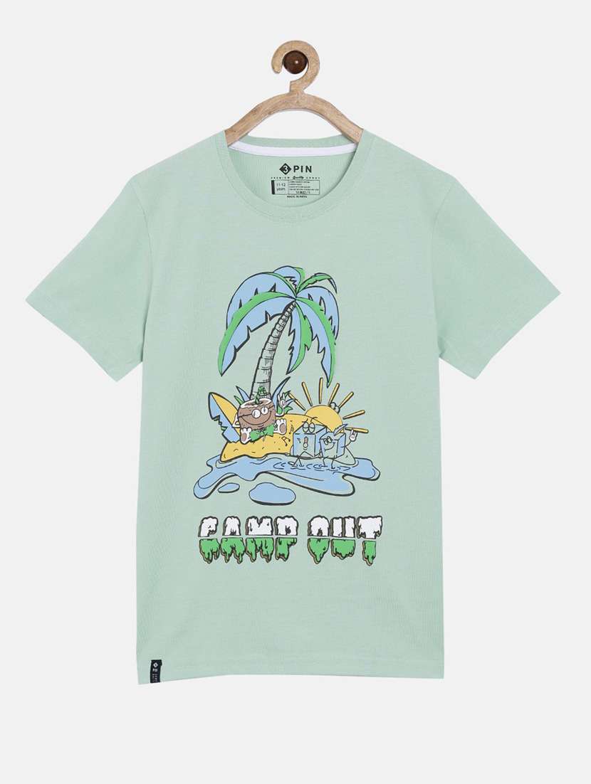 round neck graphic t-shirt