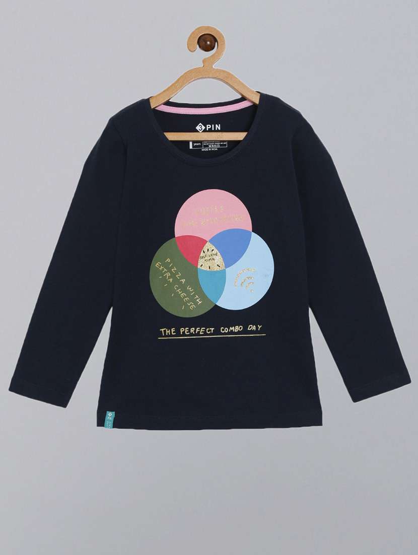 round neck graphic  tee