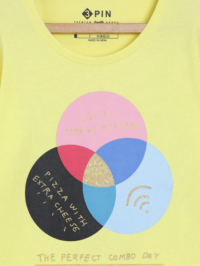 round neck graphic tee - 18414432 - Standard Image - 2