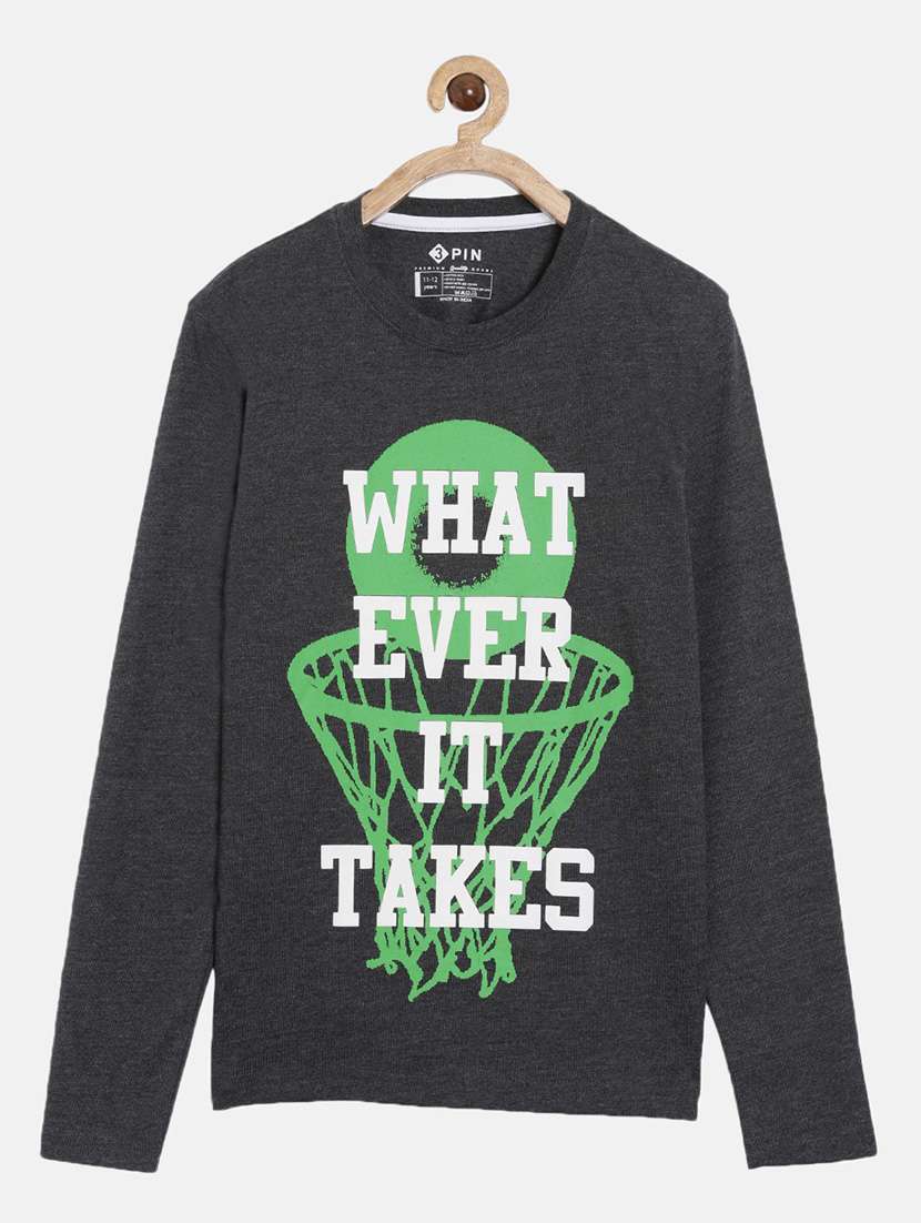 round neck graphic  t-shirt