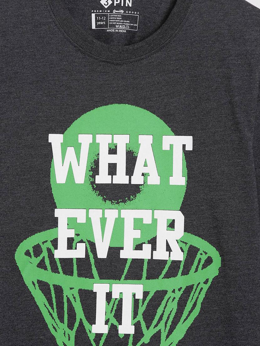 round neck graphic t-shirt - 18414450 - Standard Image - 2