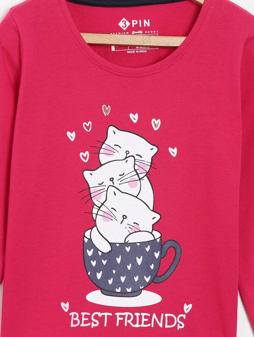 pink printed t-shirt - 18414507 -  Standard Image - 2