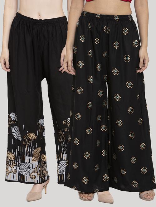 pack of 2 printed palazzo - 18414981 -  Standard Image - 0
