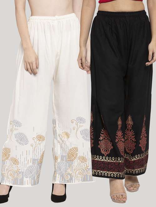 pack of 2 printed palazzo - 18414992 -  Standard Image - 0