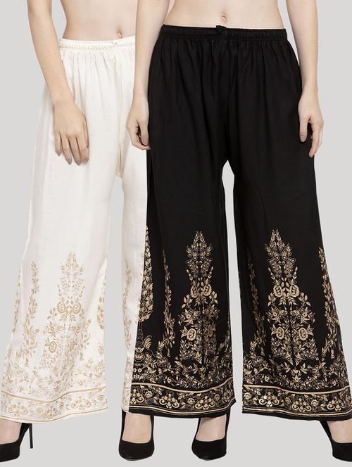 pack of 2 printed palazzo - 18414999 -  Standard Image - 0