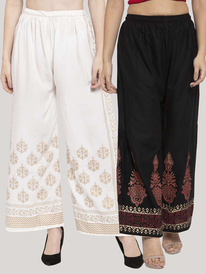 pack of 2 printed palazzo - 18415039 -  Zoom Image - 0