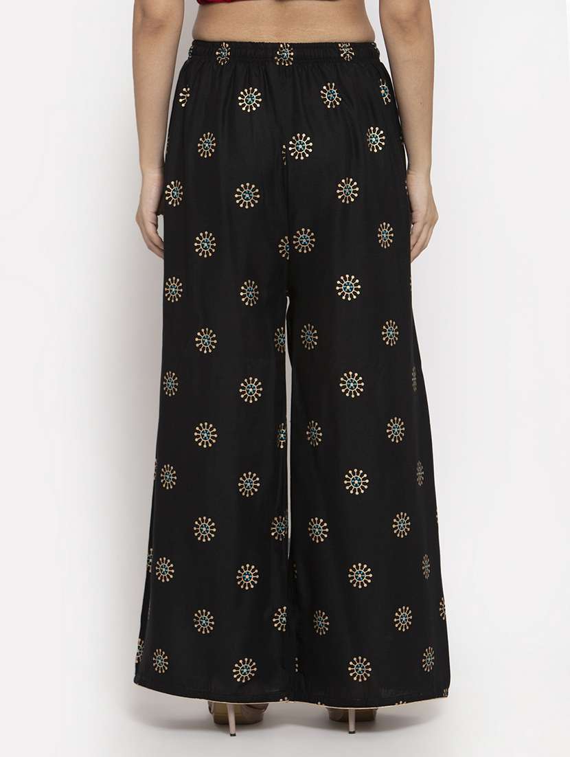 set of 2 pcs printed palazzo - 18415076 -  Standard Image - 2