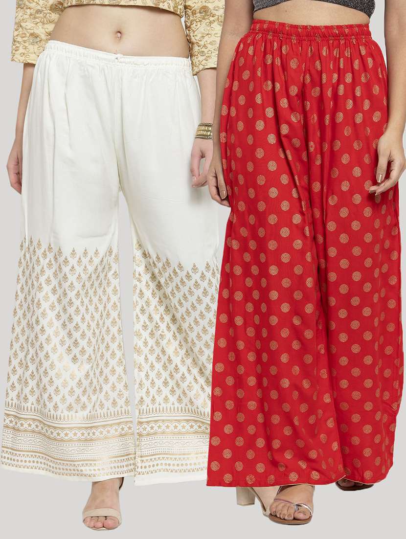 set of 2 pcs printed palazzo