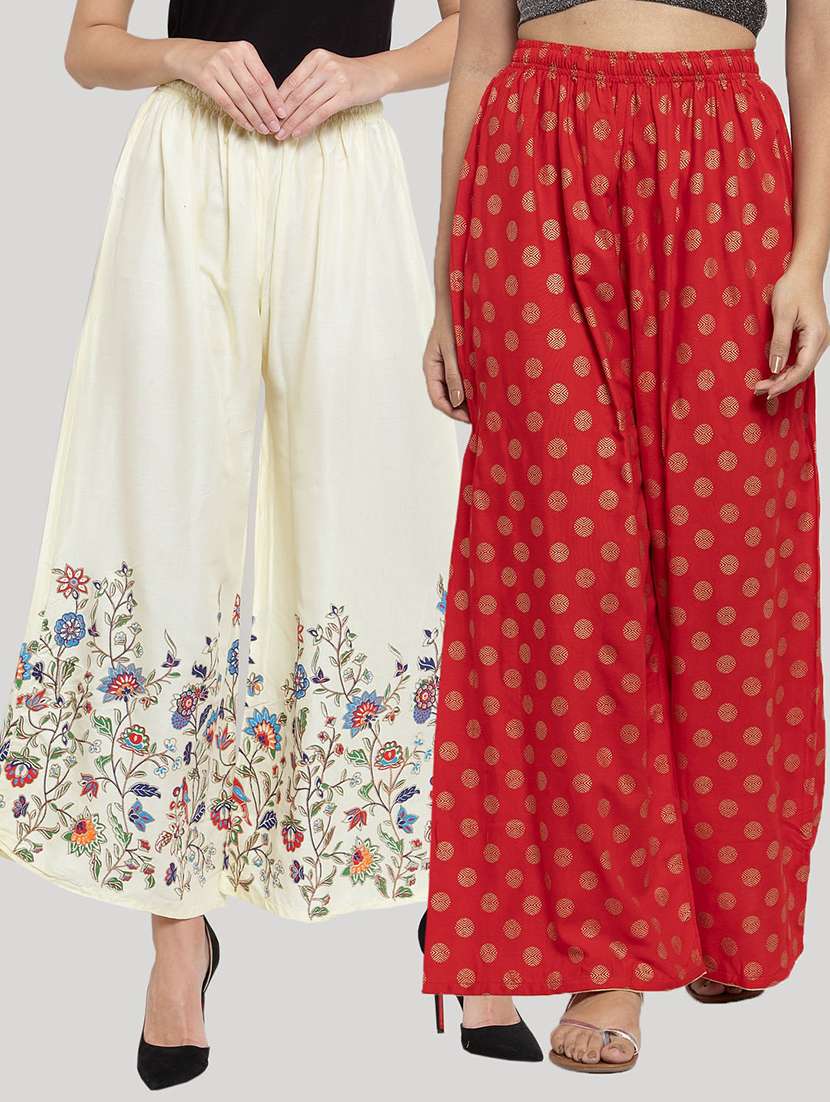 set of 2 pcs printed palazzo