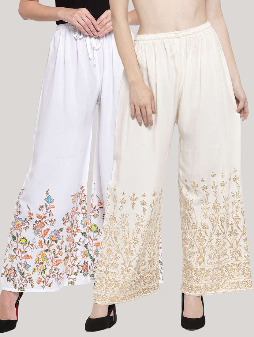 set of 2 pcs printed palazzo