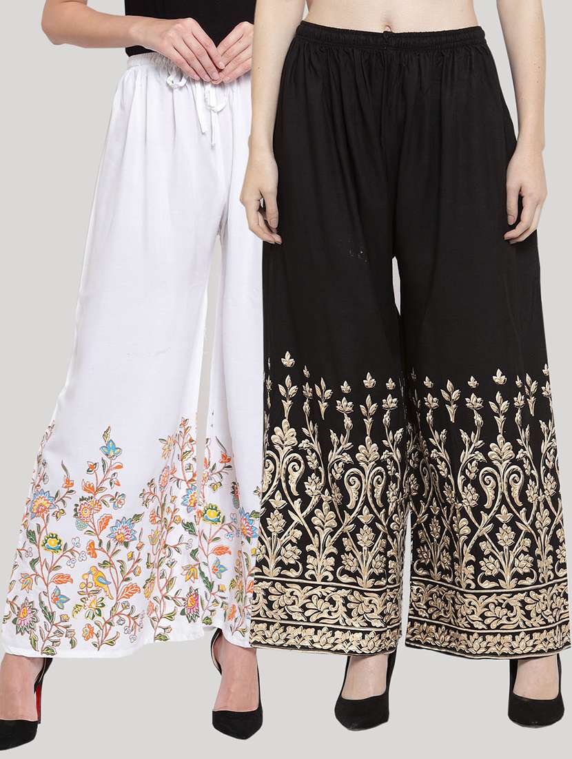 set of 2 pcs printed palazzo