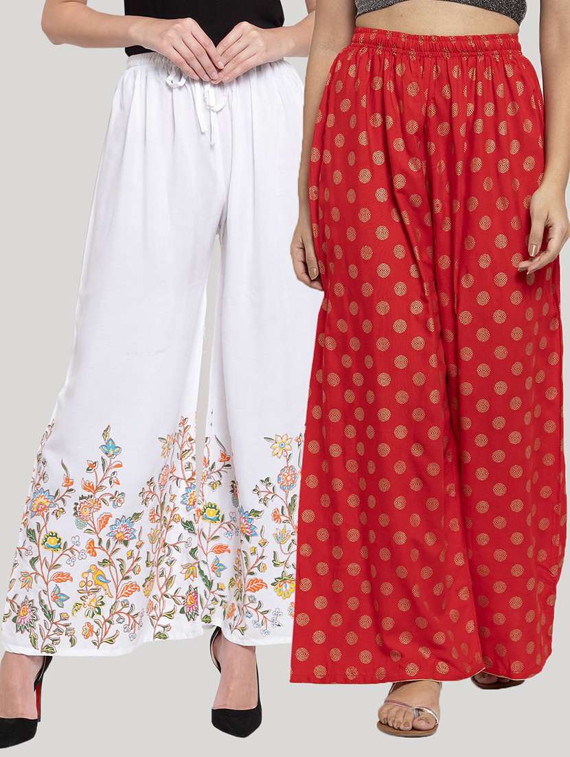 set of 2 pcs printed palazzo