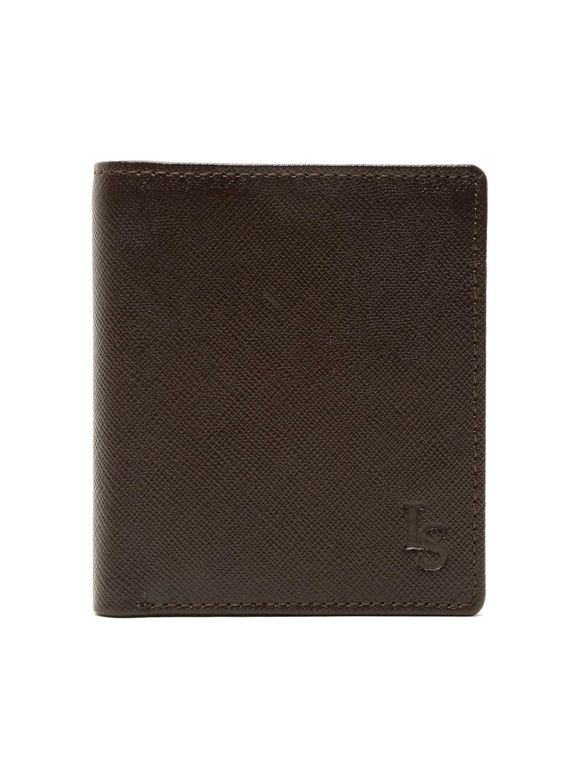 brown textured wallet