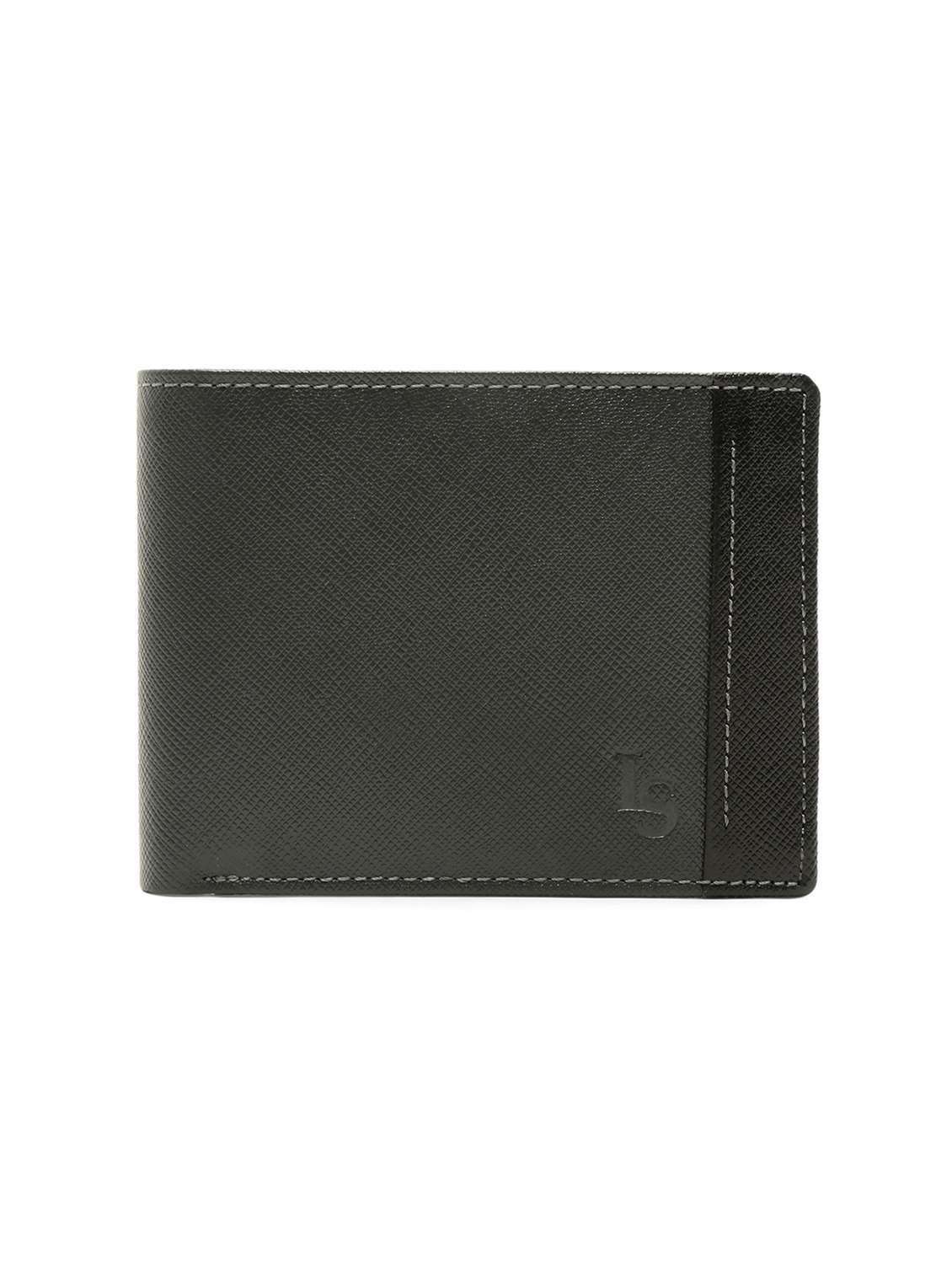 ash grey textured wallet