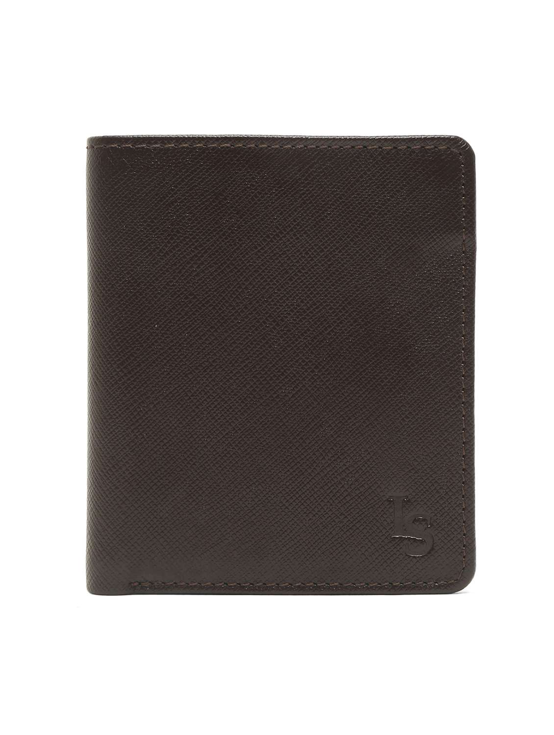 brunette brown solid wallet