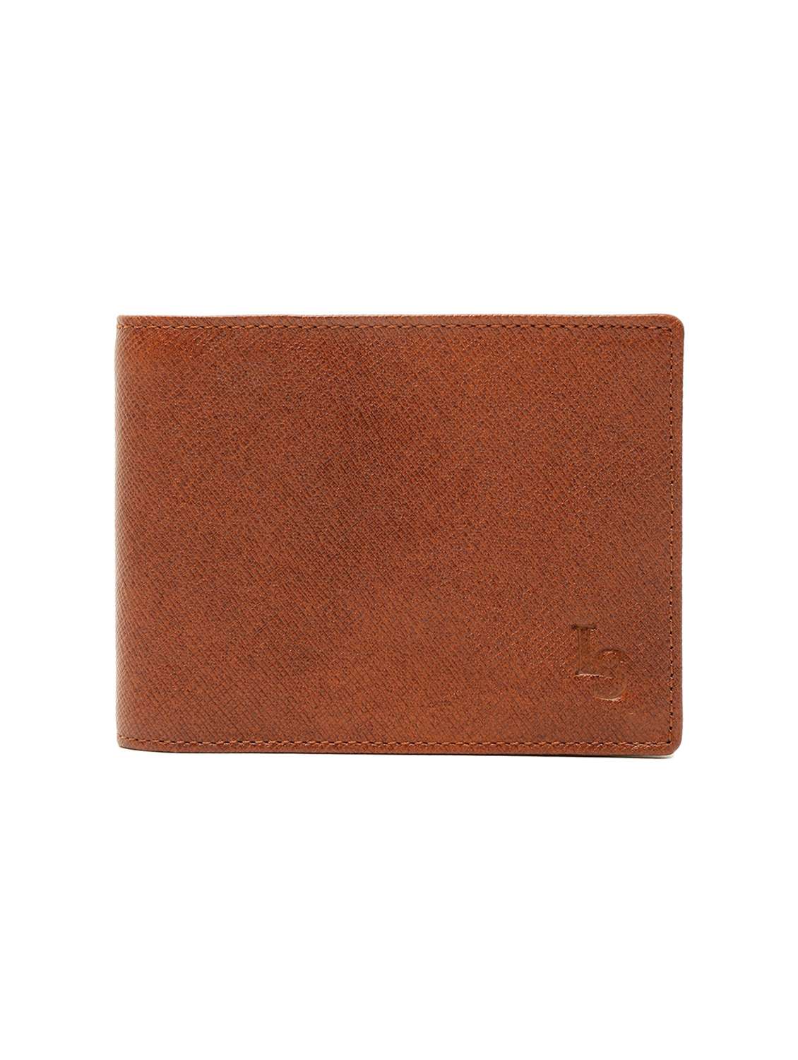 walnut tan solid wallet