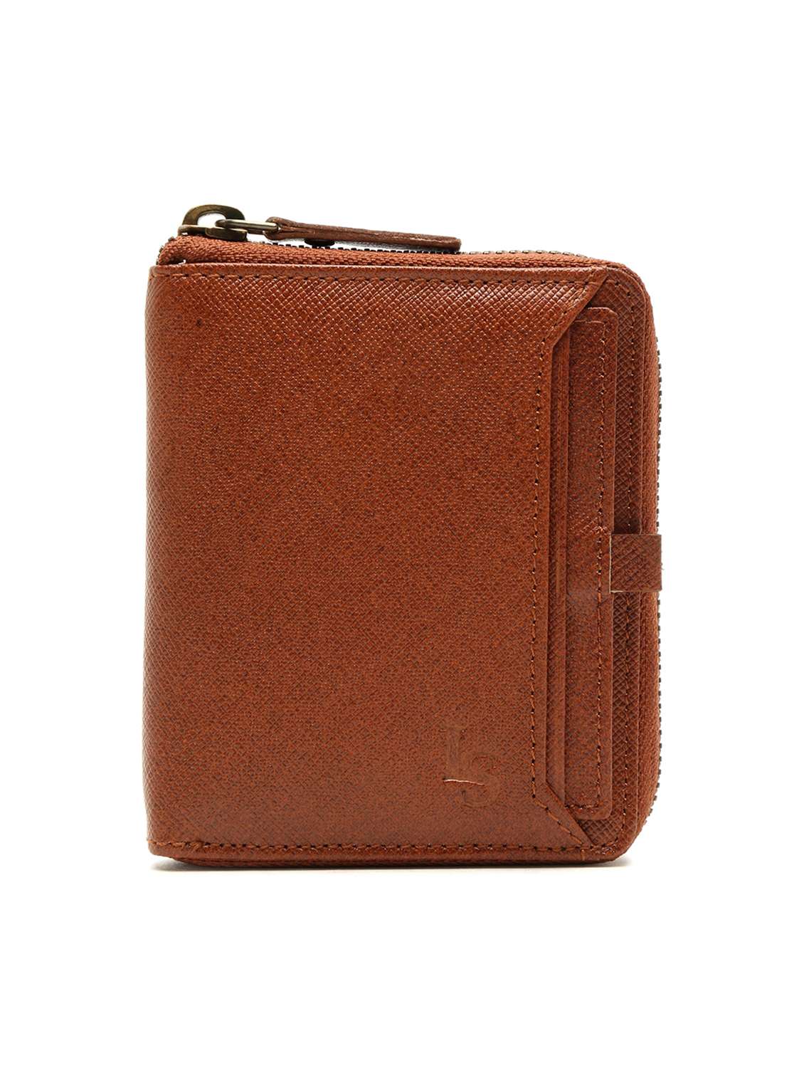 tan solid wallet