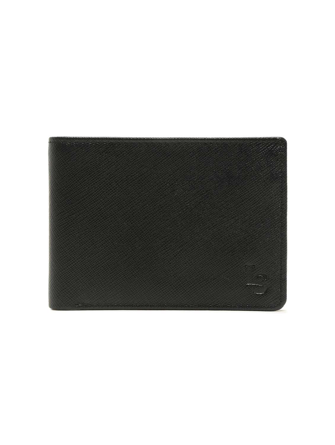 olive black solid wallet