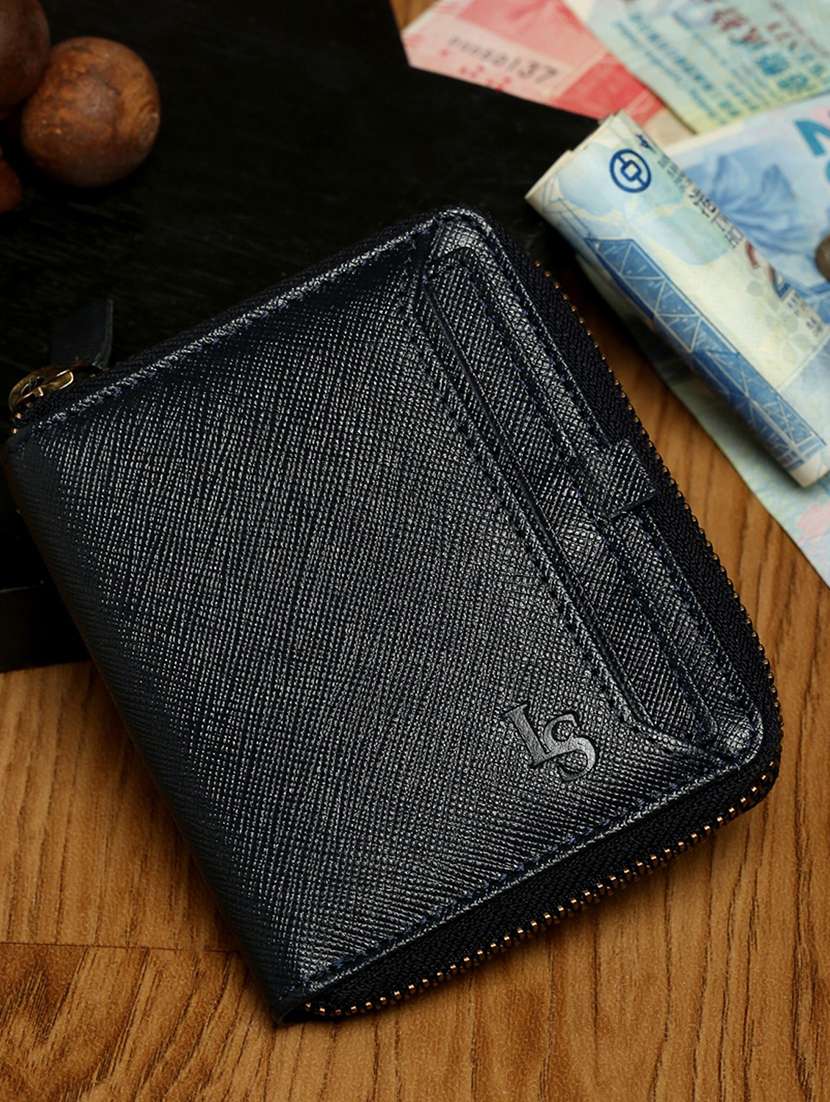 black leather wallet