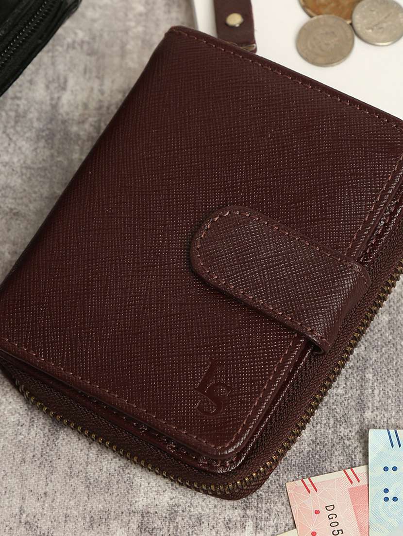 rosewood leather wallet