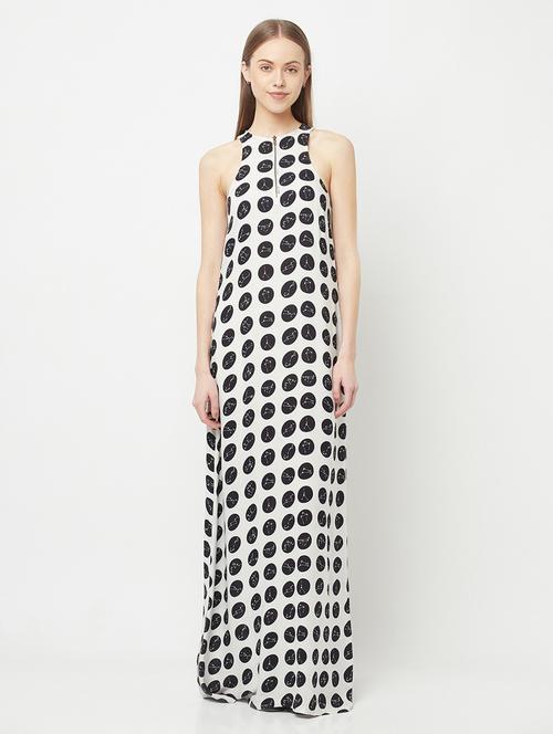 women's a-line polka dots dress - 18416173 - Standard Image - 0
