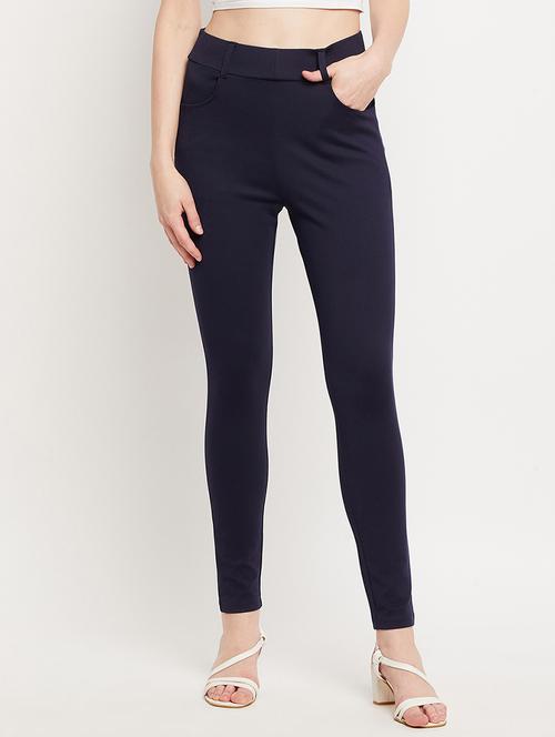 mid rise solid jegging - 18416487 - Standard Image - 0