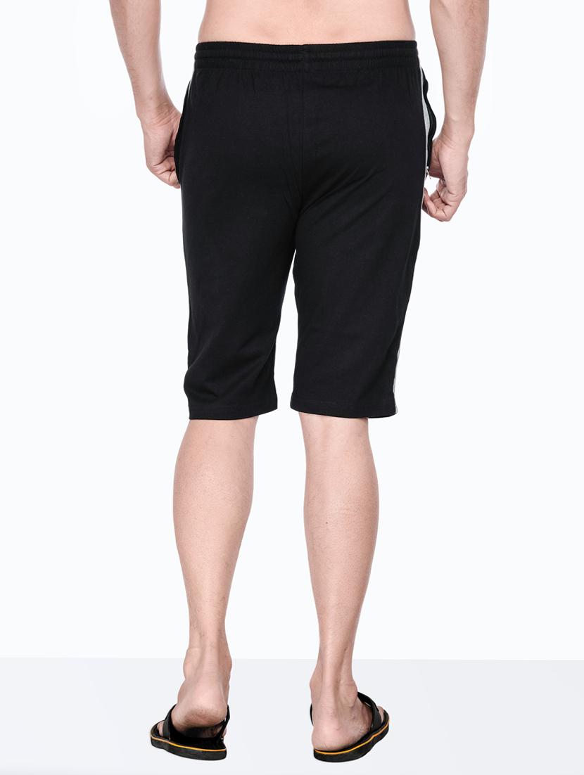 black solid bermuda short - 18416814 - Standard Image - 2