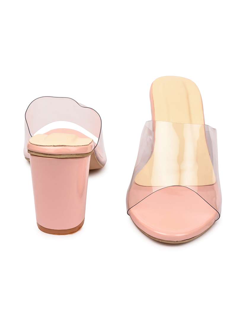 pink slip on sandal - 18417043 - Standard Image - 2