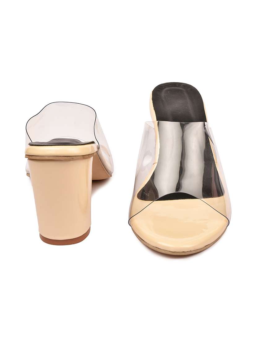 beige slip on sandal - 18417045 -  Standard Image - 2