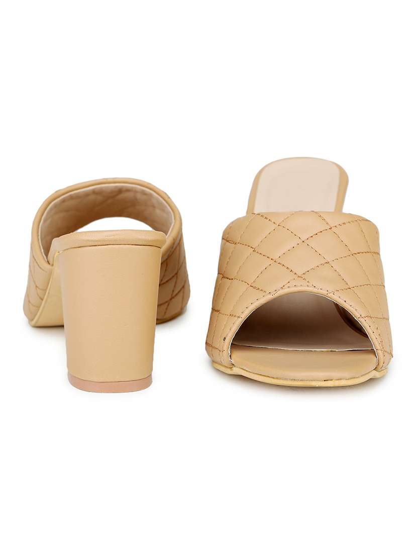 beige slip on sandal - 18417049 -  Standard Image - 2