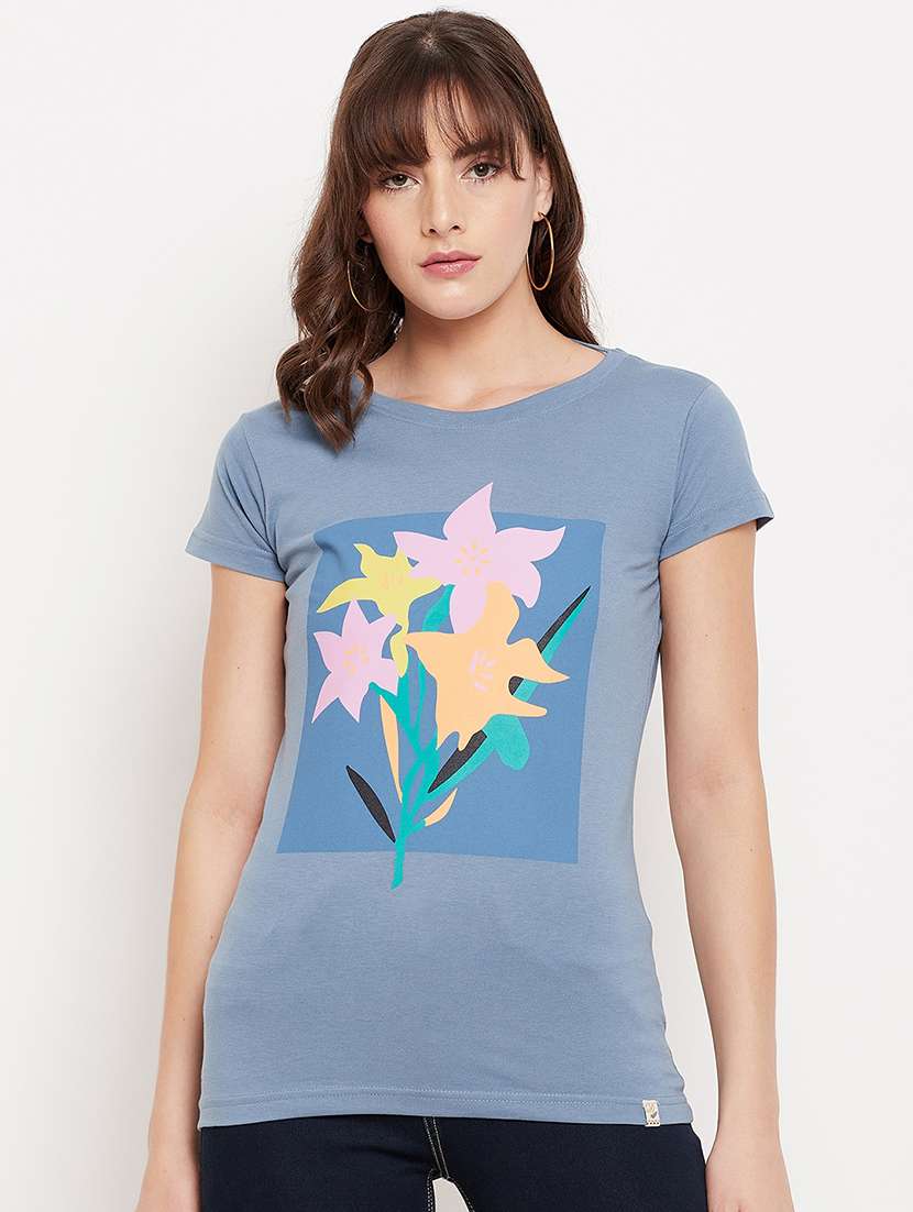 round neck graphic tee 