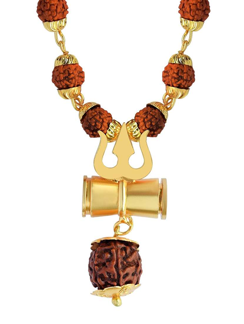 brown wood chain necklace - 18417517 - Standard Image - 2