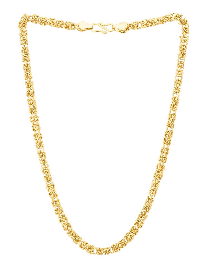 one gram gold plated necklace chain - 18417845 -  Zoom Image - 0