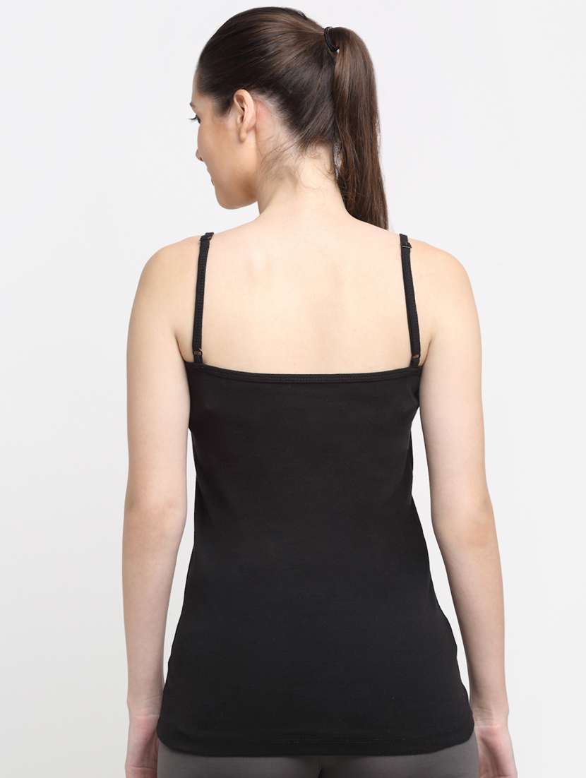 black solid camisole - 18417955 -  Standard Image - 2