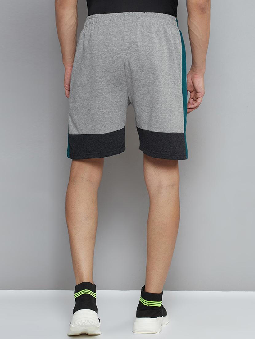 grey color block short - 18420048 - Standard Image - 2