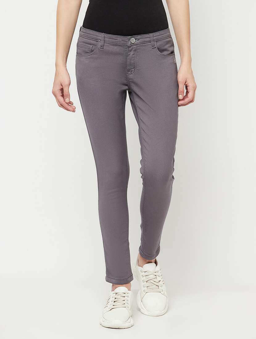 women's plain slim fit jeans