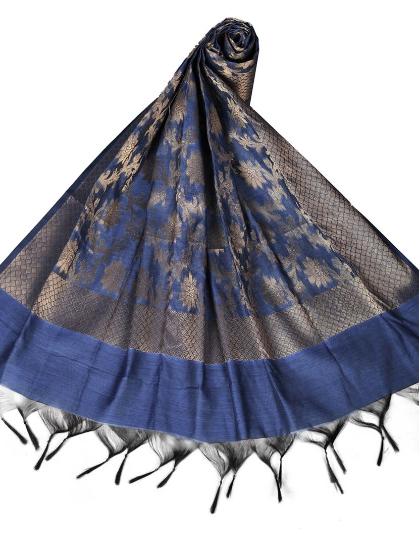 floral banarasi dupatta - 18421143 - Standard Image - 2