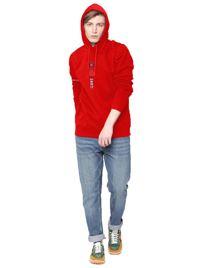 red chest print sweatshirt - 18421559 - Standard Image - 2