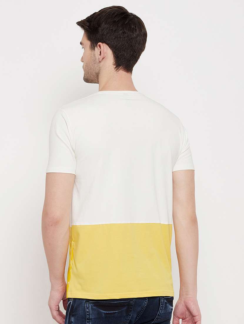 yellow printed t-shirt - 18422163 - Standard Image - 2