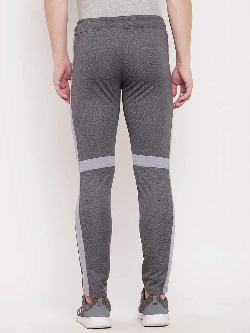 grey solid track pant - 18422195 -  Standard Image - 2