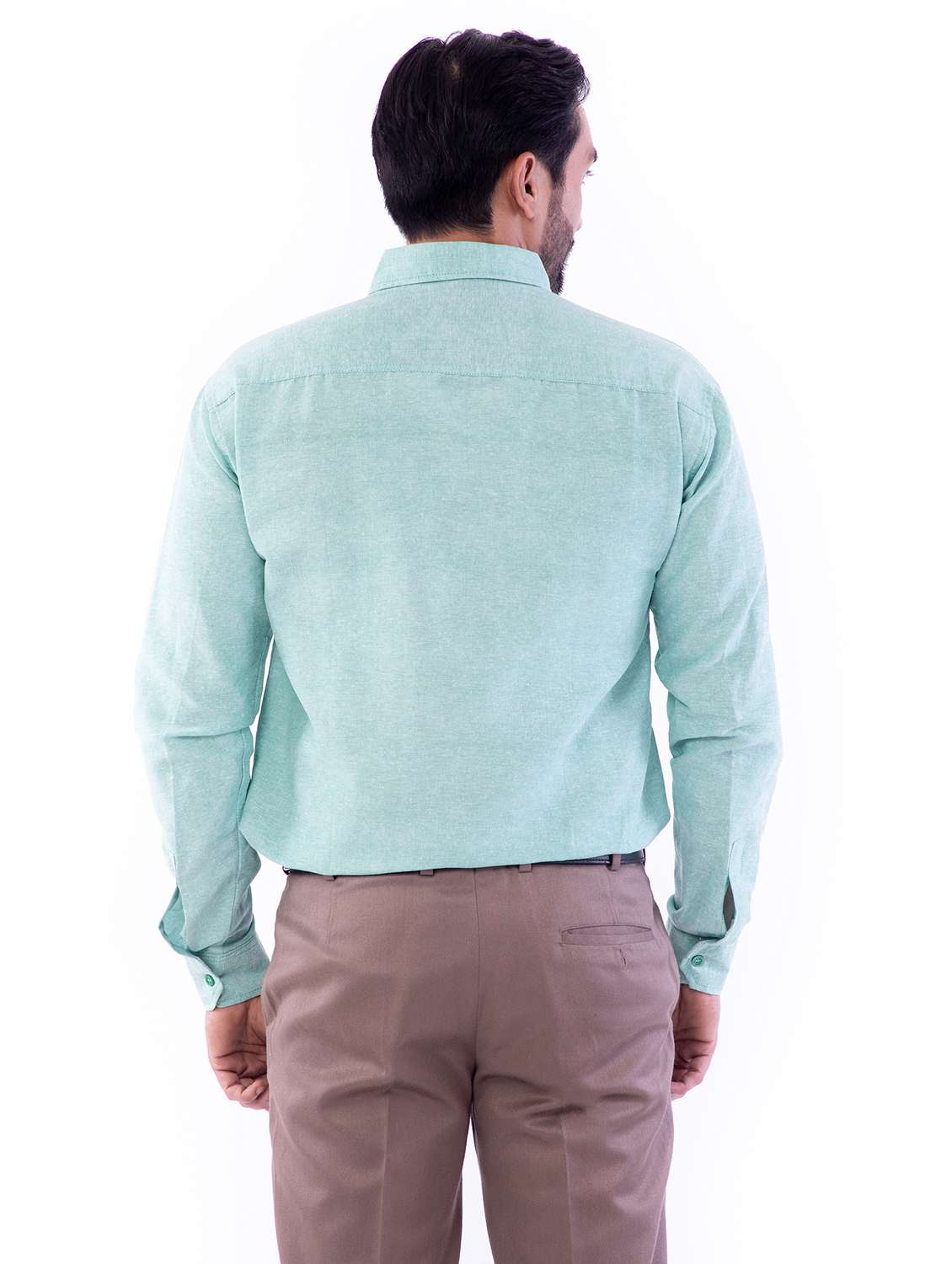 mens solid casual shirt - 18423041 -  Standard Image - 7